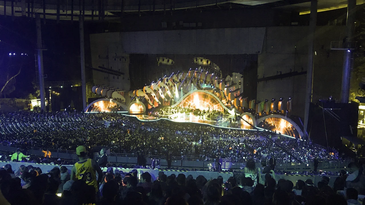 Escenario ubicado en la Quinta Vergara donde se desarrolló el Festival de Viña del Mar entre el 24 de febrero hasta el 1 de marzo de 2019.