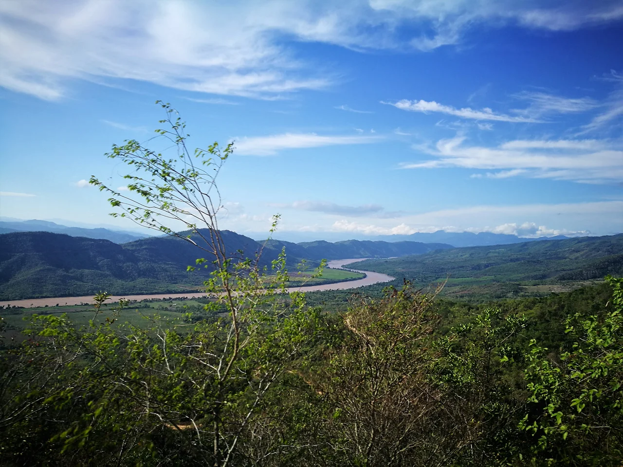 Riu Huallaga des de la carretera de Sauce