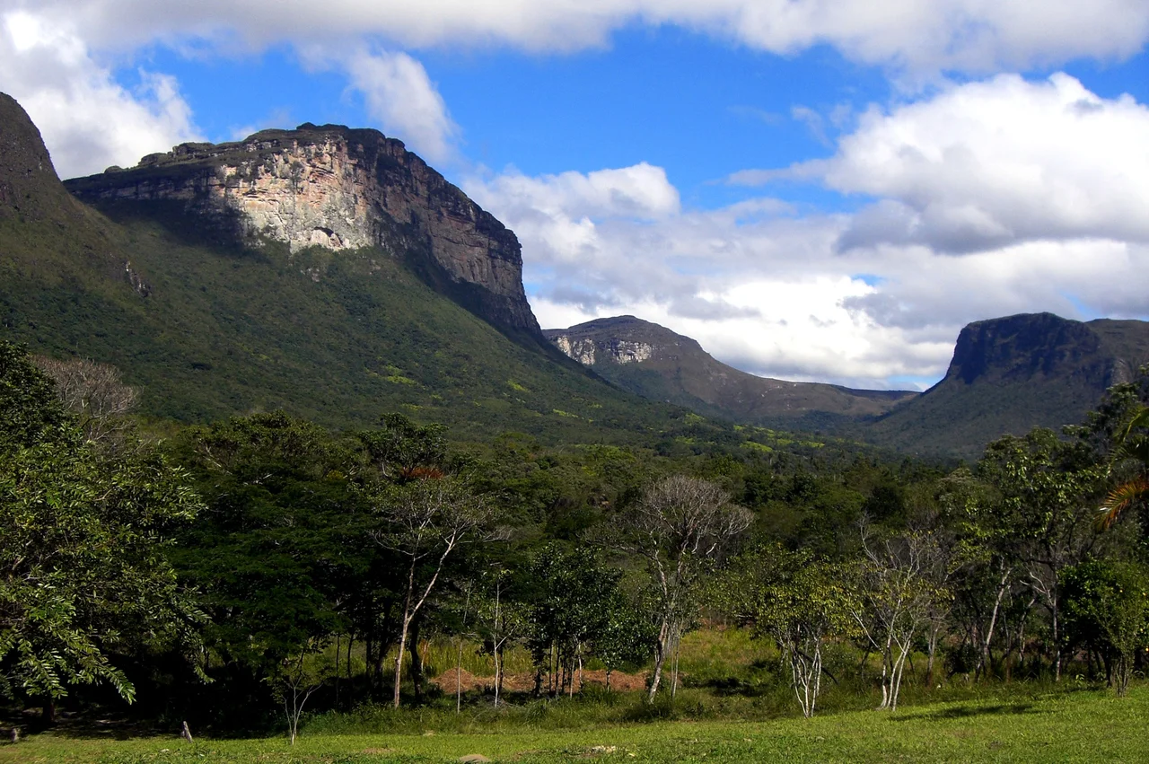 Sight of Capão Valley from Lothlorem, Palmeiras, Bahia, Brazil.