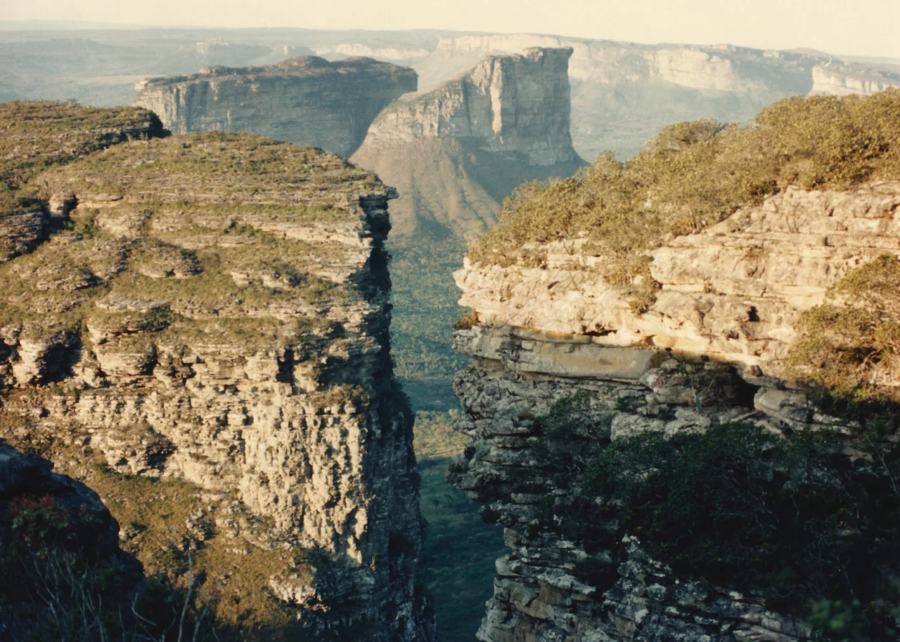 Chapada Diamantina a partir do Morro do Pai Inácio, Bahia, Brasil.