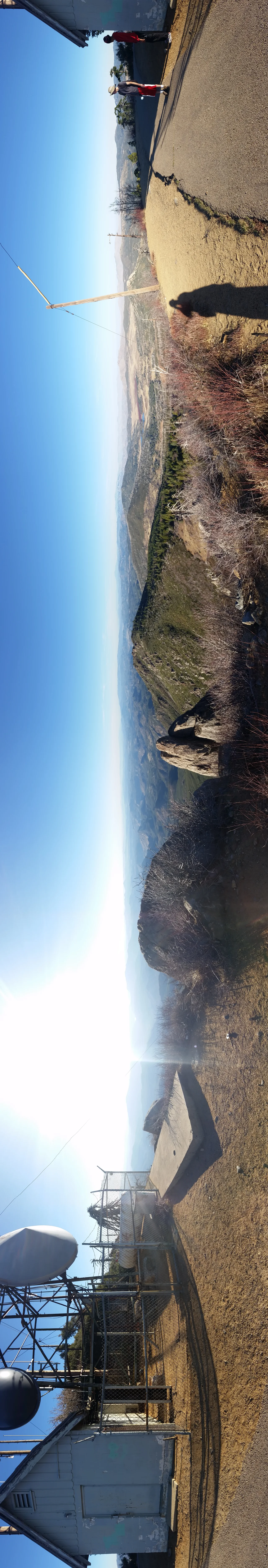 A Panorama view from the north end of Cuyamaca Peak at the end of Lookout Road.