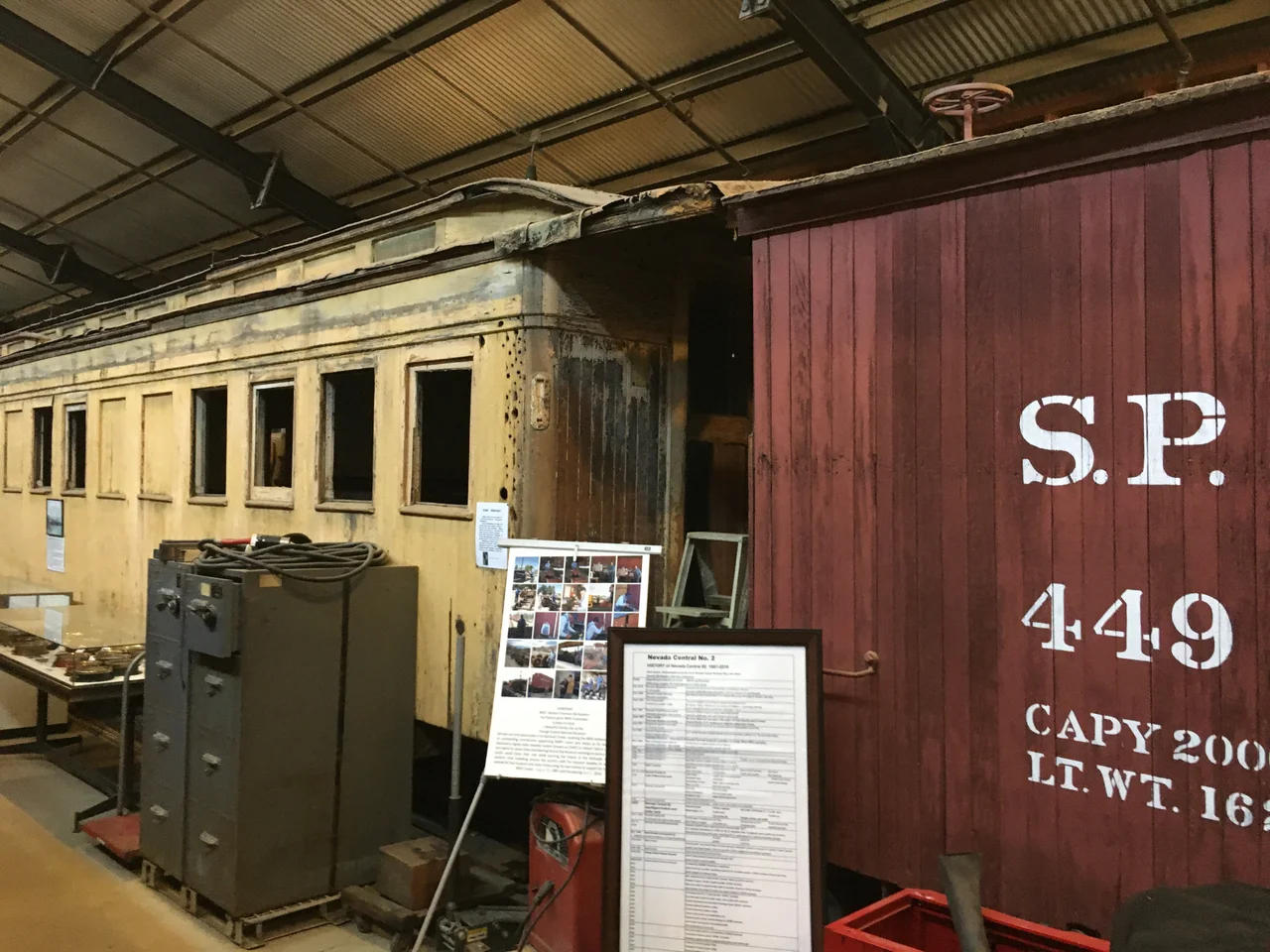 Southern Pacific Coach No. 39, at the Southern California Railway Museum.  Built by Carter Brothers in 1881 for Southern Pacific subsidiary South Pacific Coast Railway.  Converted into housing for railroad workers in 1909.