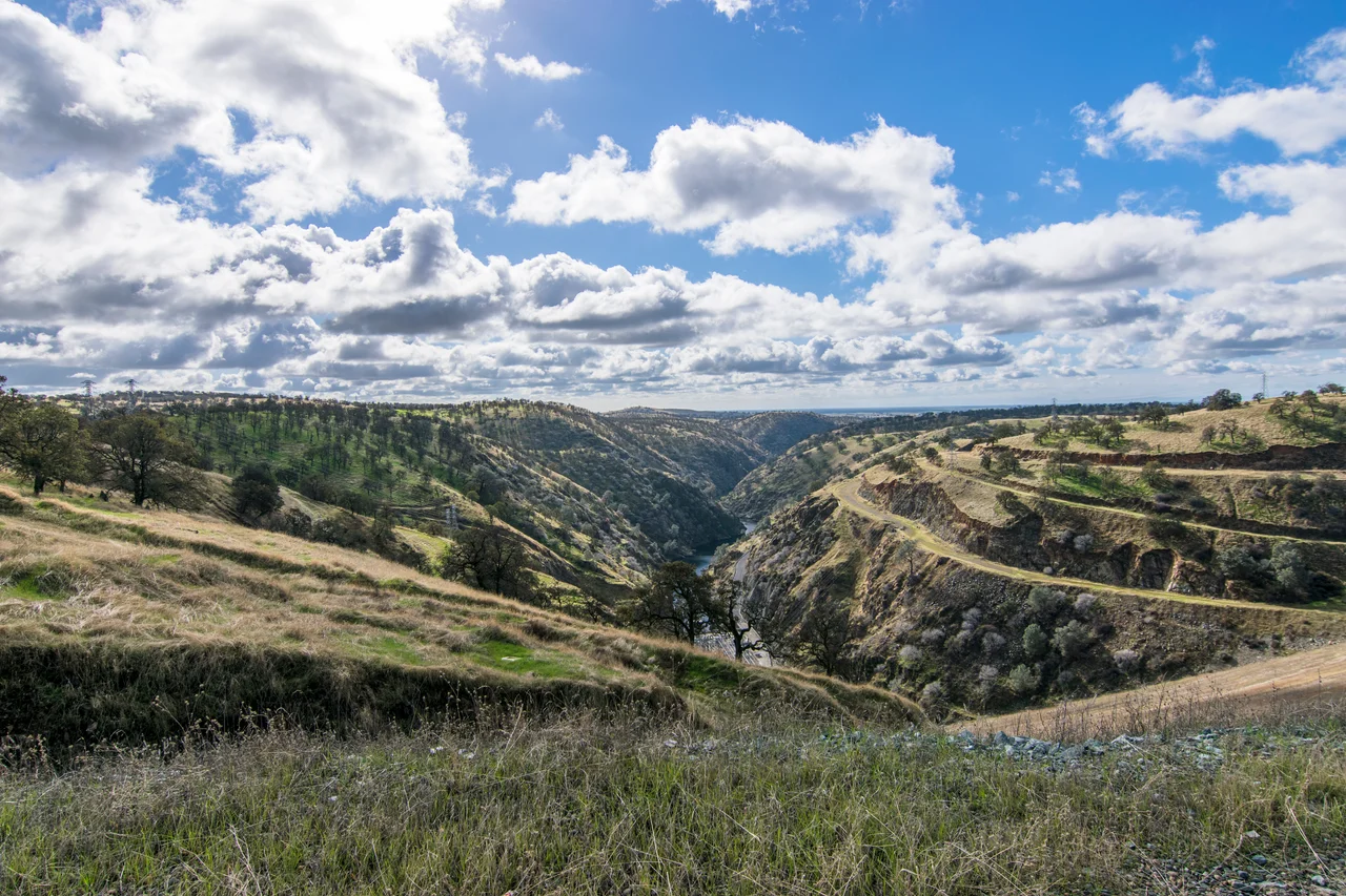La Grange Reservoir from the top of the New Don Pedro Dam