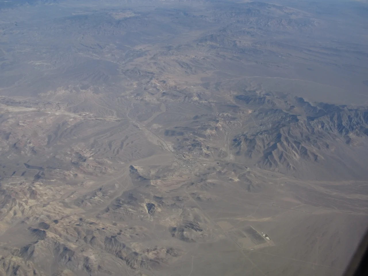 Beatty is a census-designated place (CDP) and town located on the Amargosa River in Nye County in the U.S. state of Nevada. It lies along U.S. Route 95 between Tonopah, about 90 miles (140 km) to the north, and Las Vegas, about 120 miles (190 km) to the southeast. State Route 374 connects Beatty to Death Valley National Park, about 8 miles (13 km) to the west. The population was 1,154 at the 2000 census.
Before the arrival of Euro-Americans in the 19th century, the region was home to groups of Western Shoshone. Established in 1905, the town was named after Montillus (Montillion), Murray "Old Man" Beatty, who settled on a ranch in the Oasis Valley in 1896 and became the town's first postmaster. With the arrival of the Las Vegas and Tonopah Railroad in 1905, Beatty became a railway center for the Bullfrog Mining District, including mining towns such as nearby Rhyolite. Starting in the 1940s, Nellis Air Force Base and other federal installations contributed to the town's economy as did tourism related to Death Valley National Park and the rise of Las Vegas as an entertainment center.
Beatty is home to the Beatty Museum and Historical Society, a casino, and hundreds of motel rooms and recreational vehicle spaces. The ghost town of Rhyolite and the Goldwell Open Air Museum, a sculpture park, are about 4 miles (6 km) to the west, and Yucca Mountain and the Nevada Test Site are about 18 miles (29 km) to the east.
en.wikipedia.org/wiki/Beatty,_Nevada
en.wikipedia.org/wiki/Wikipedia:Text_of_Creative_Commons_...