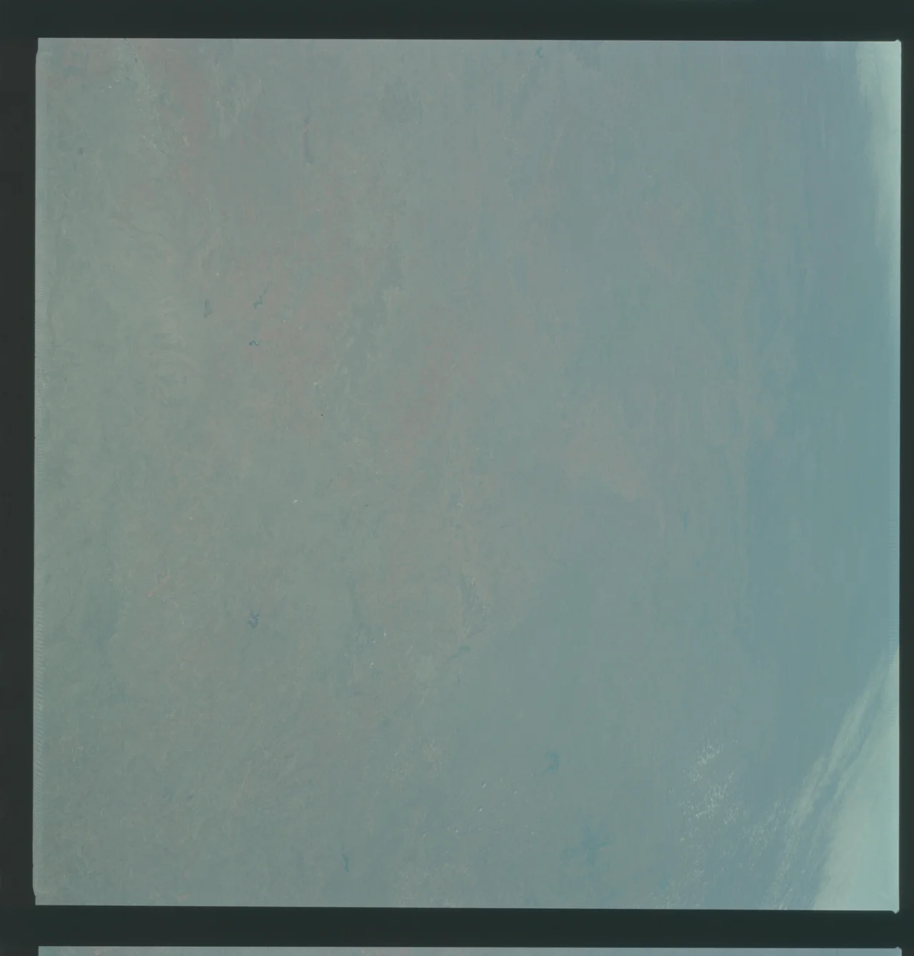 Apollo 9 Hasselblad image from film magazine 22/C - Earth orbit
United States, Colorado River, Towns of Big Springs, Sweetwater, Abilene, and Newcastle, Possum Kingdom Reservoir, Lake Fort Phantom Hill, Lake Coleman, and Lake Thomas.