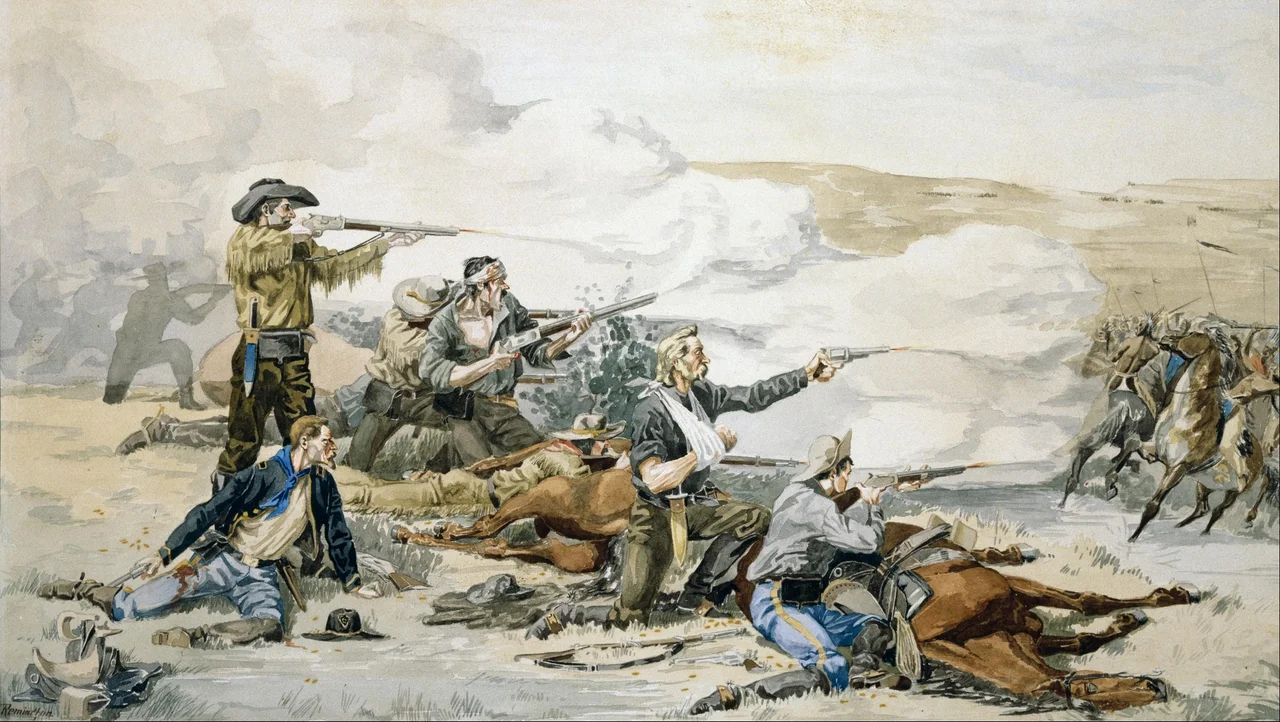 Frederic Remington - Battle of Beecher's Island - Google Art Project.jpg