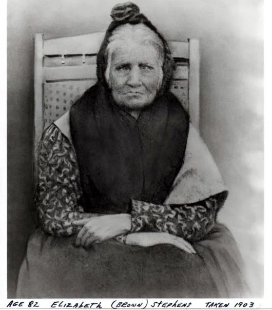 Elizabeth "Betsy" Brown
She was a Cherokee Indian and was on the Trail of Tears.