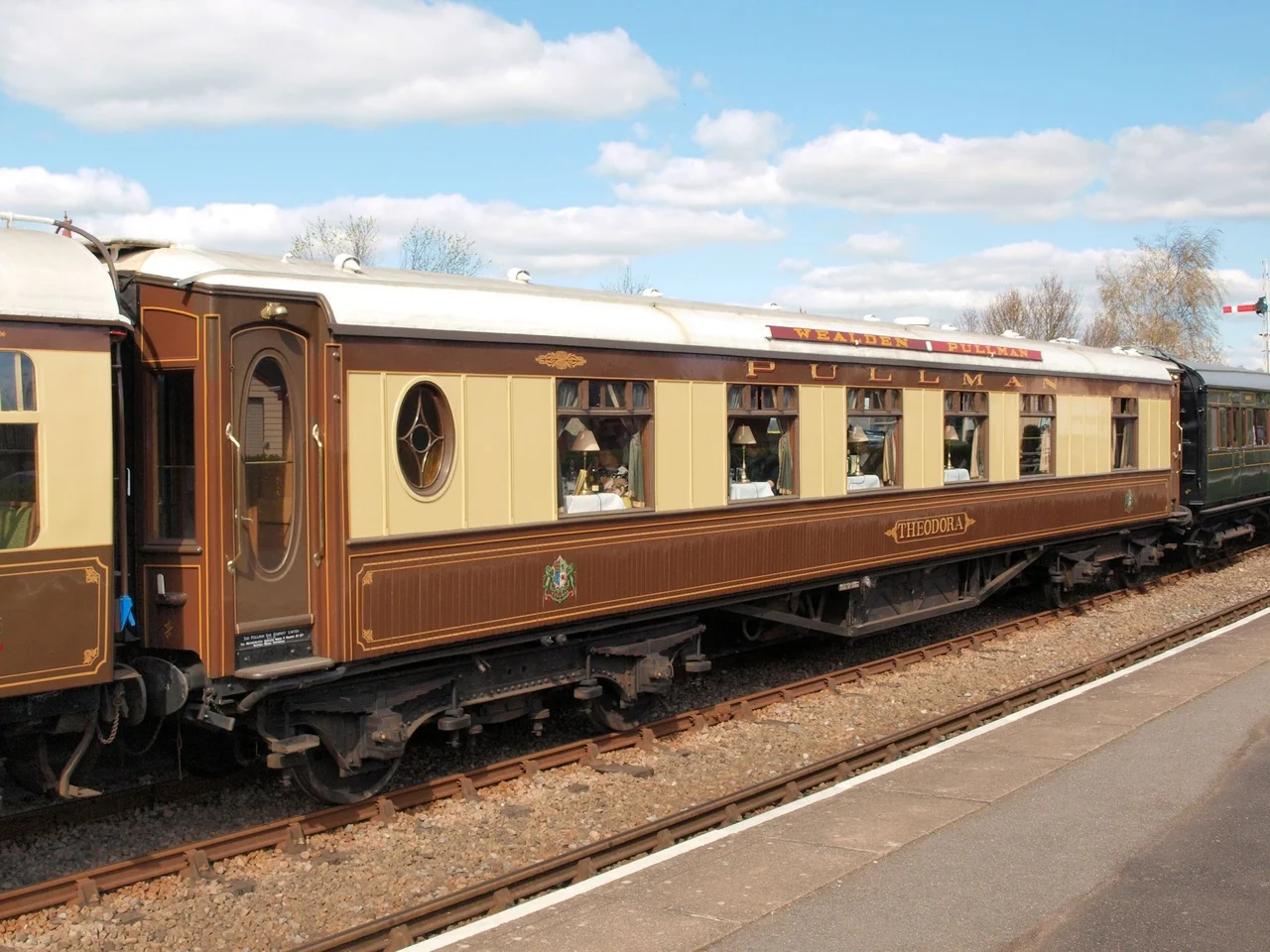 Theodora at Northiam Station on the K&ESR