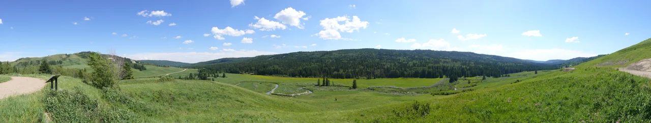 Taken at the site of the Cypress Hills massacre as outlined on the signpost visible in this photo. Cypress Hills, Alberta, Canada.