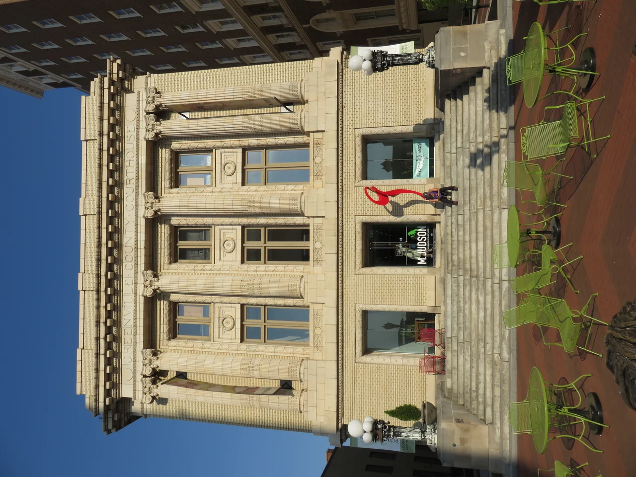 Old Greenville County Courthouse in Greenville, South Carolina in 2017