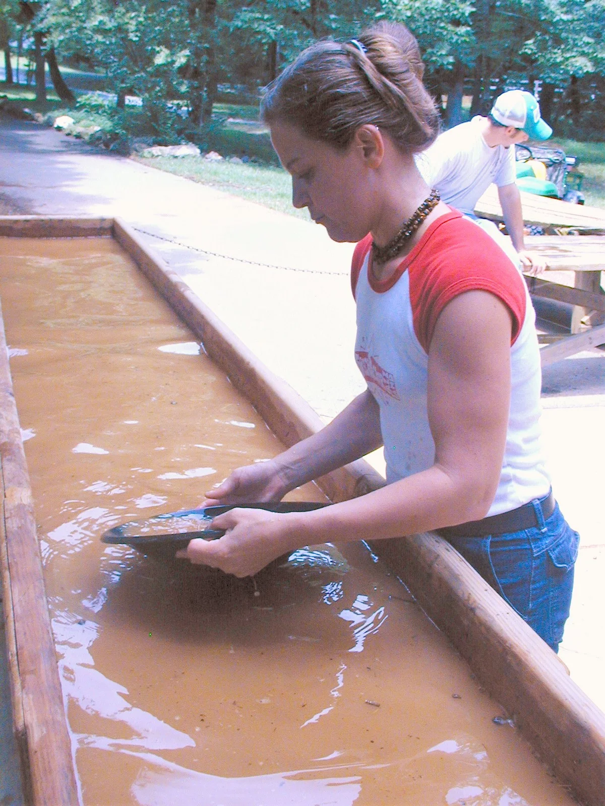 Drew Arrowood -- Taken at Reed Gold Mine, 2005. Miner is Healy Jones Widenhouse.