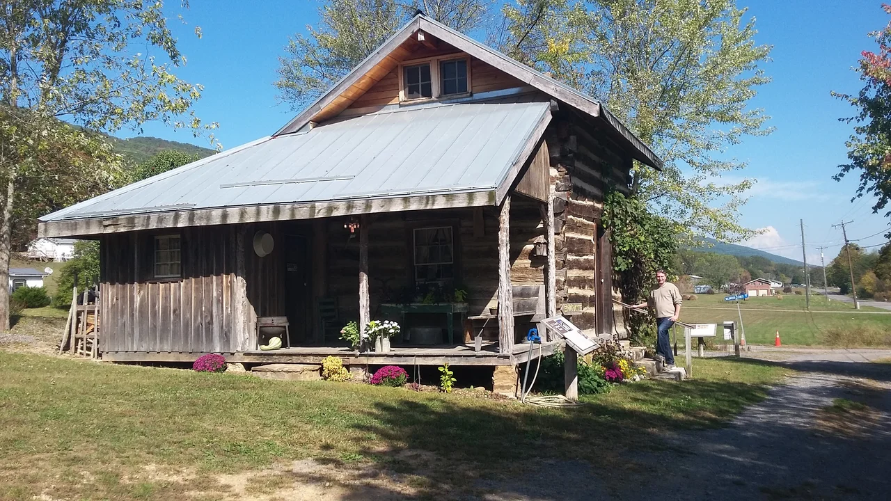 Birthplace cabin of A.P. Carter at the Carter Fold at Maces Springs, Virginia now Hiltons, Virginia