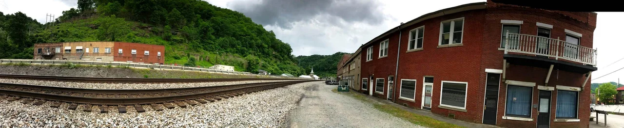 Panorama of Matewan WV Historic District