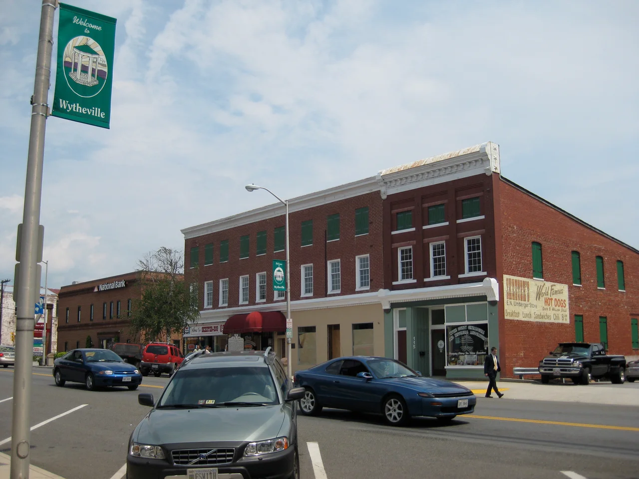 Main street in Wytheville, Virginia, USA