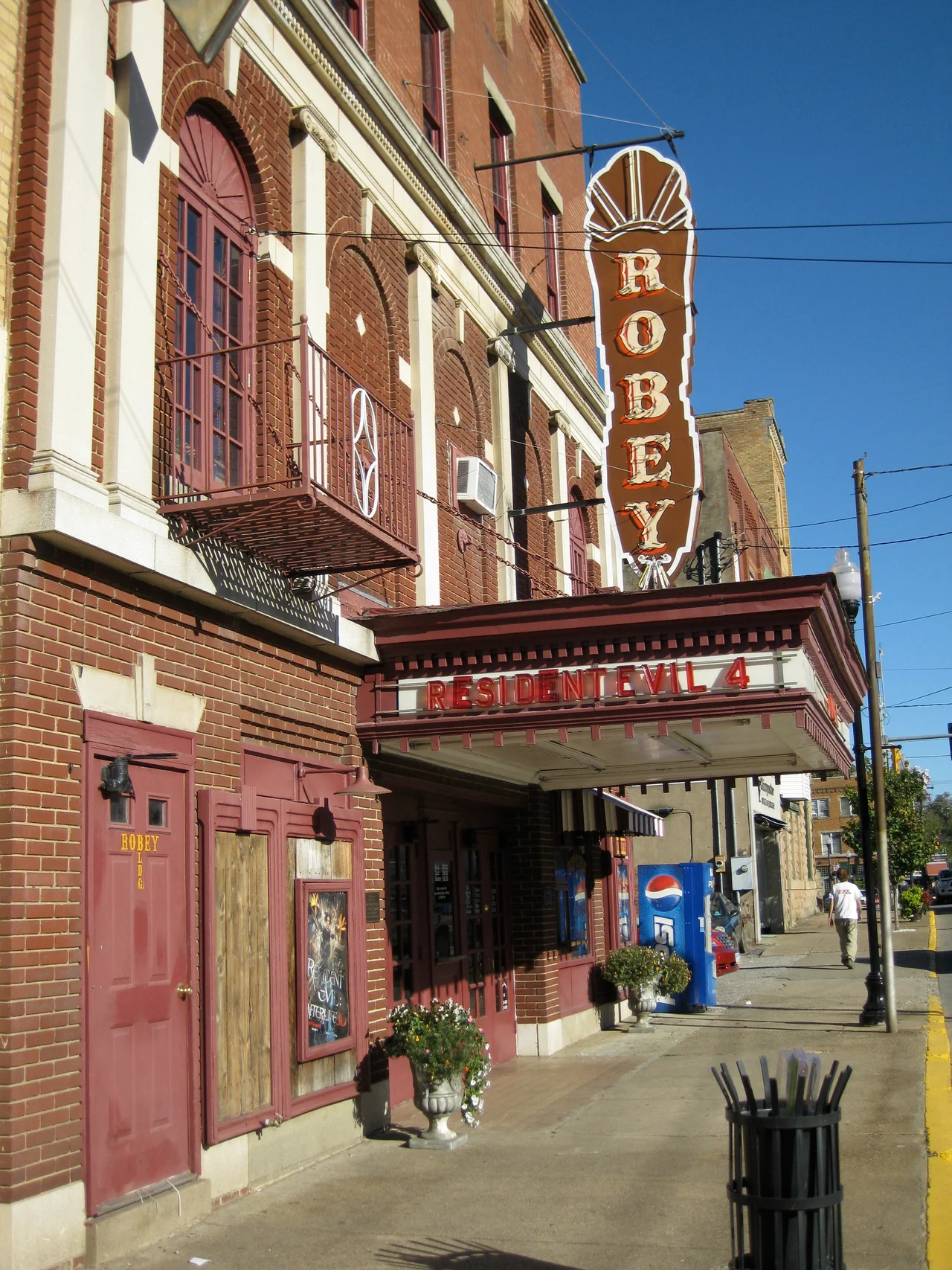 Robey Theatre, built in 1911 (established 1907 in a different location), in Spencer, West Virginia