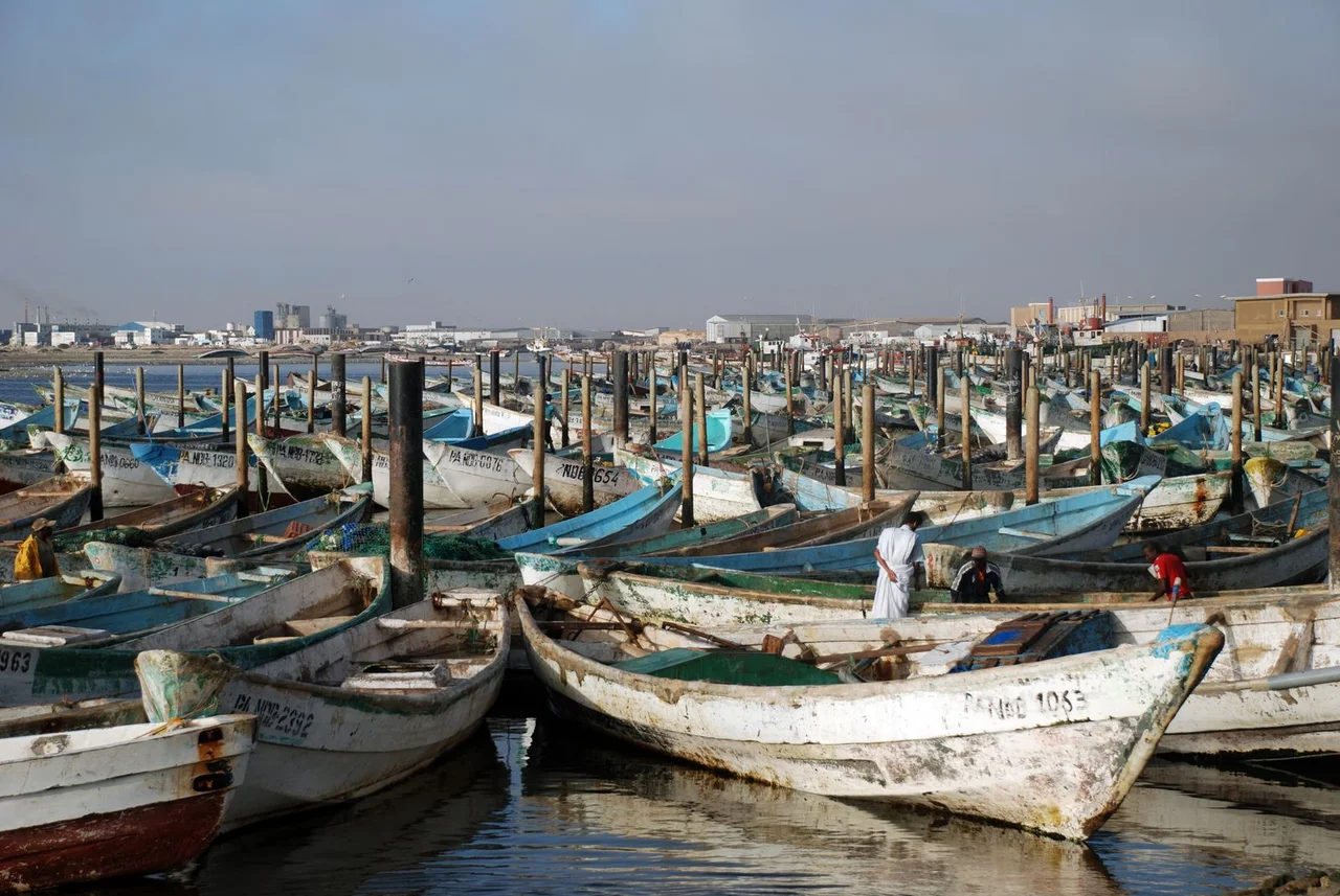 Nouadhibou, Mauritania, port artisanal