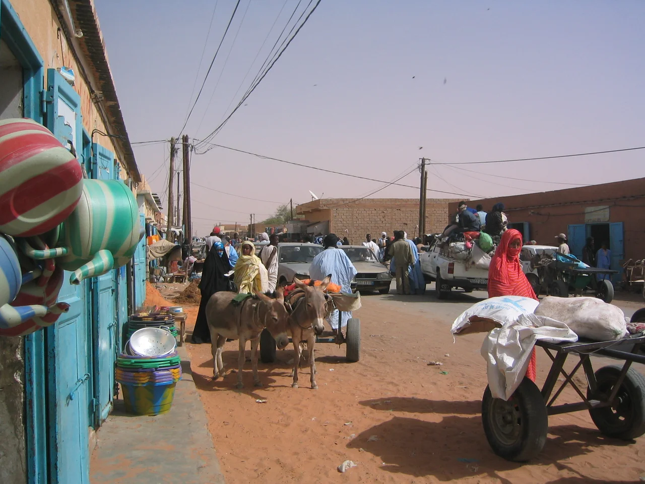 Rue à Boutilimit (Mauritanie)