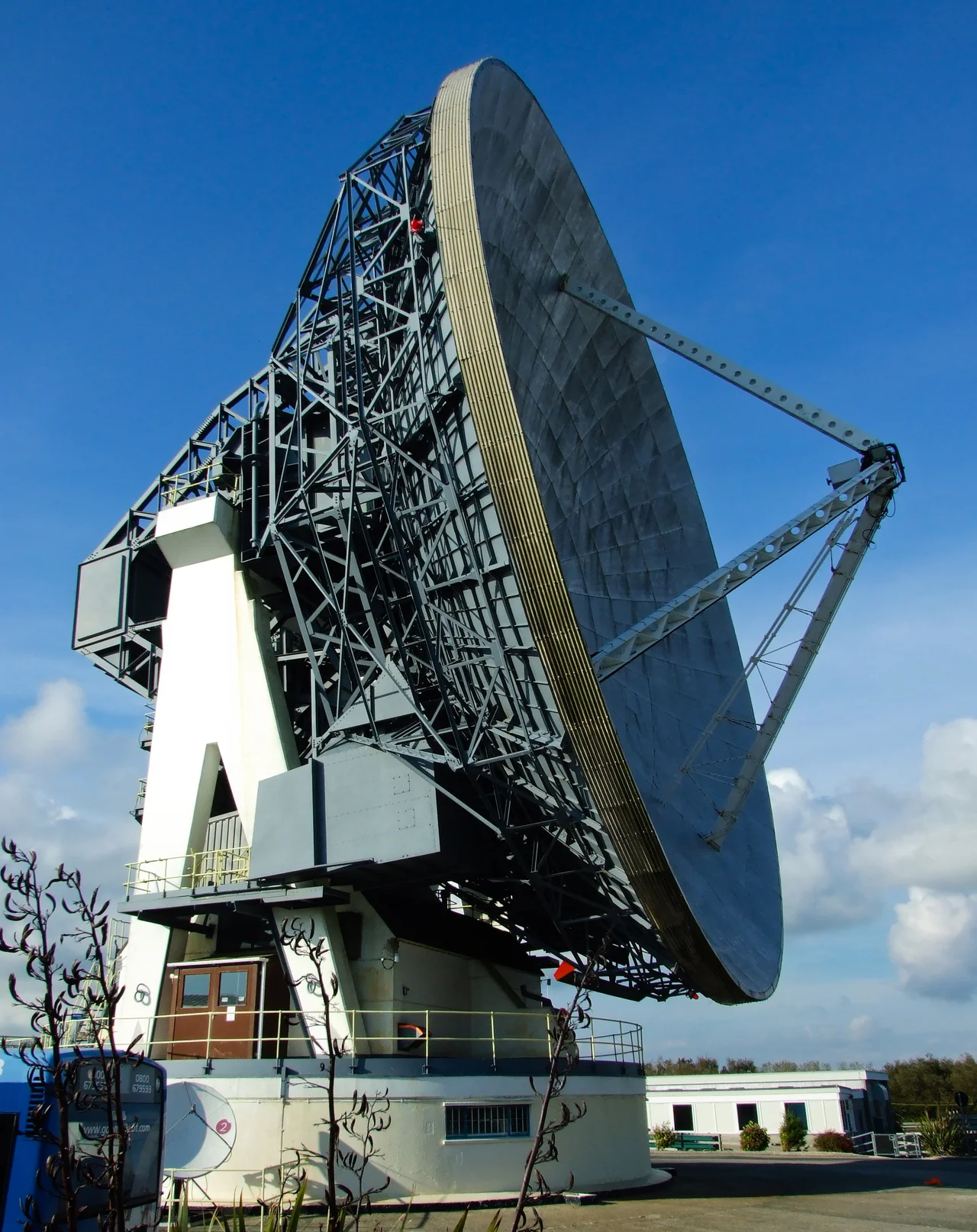 Goonhilly Satellite Earth Station, Cornwall, England.