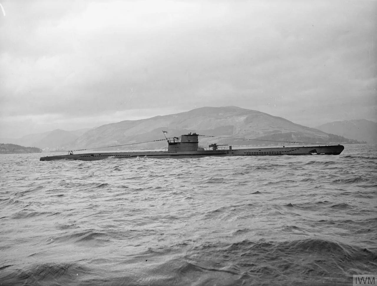 U 570, a Type VIIC submarine.