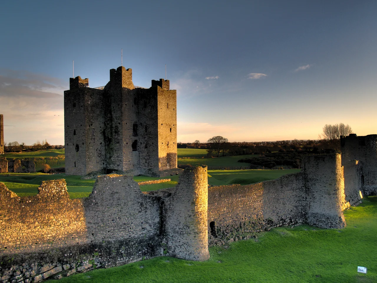 Trim Castle, Co Meath, Ireland, at sunrise