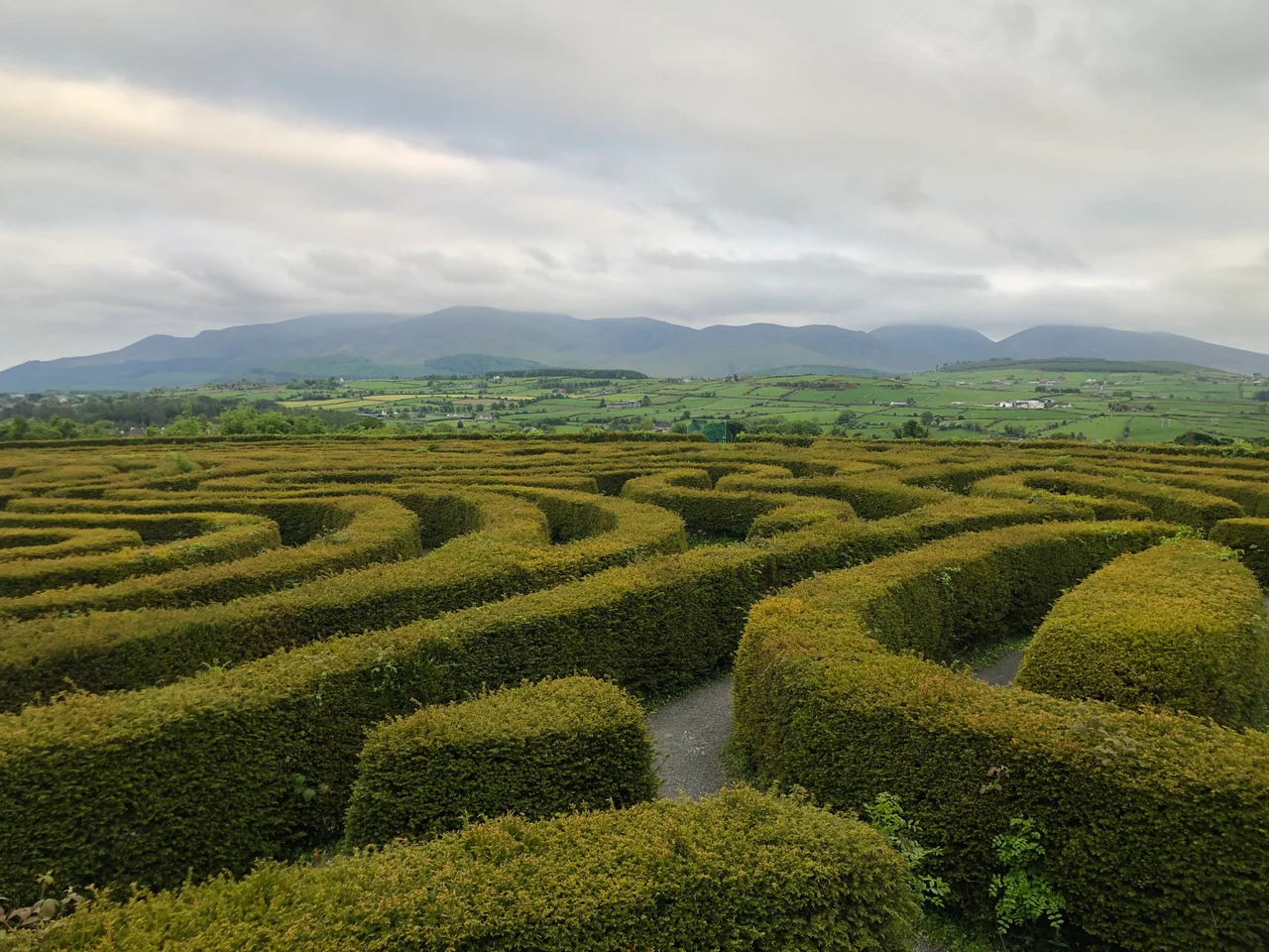 Hiking the Mourne Mountains at Newcastle, County Down.