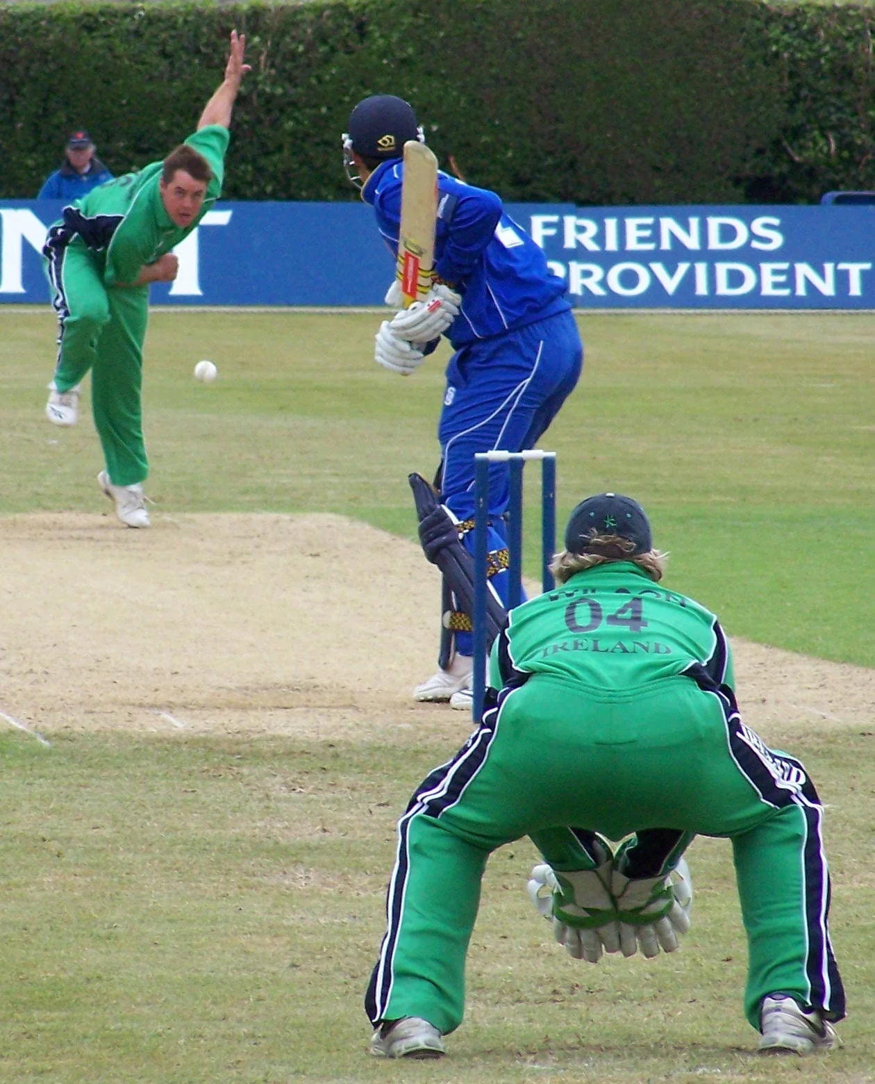 Ireland compete against Essex at Castle Avenue, Dublin, 13 May 2007, Friends Provident Trophy ECB BBC  (Rory Deegan)