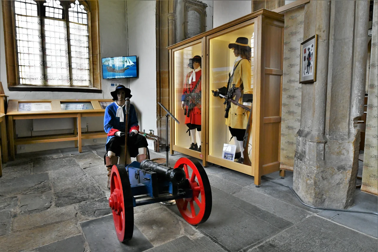 Westonzoyland, St. Mary's Church: Battle of Sedgemoor (1685) exhibition