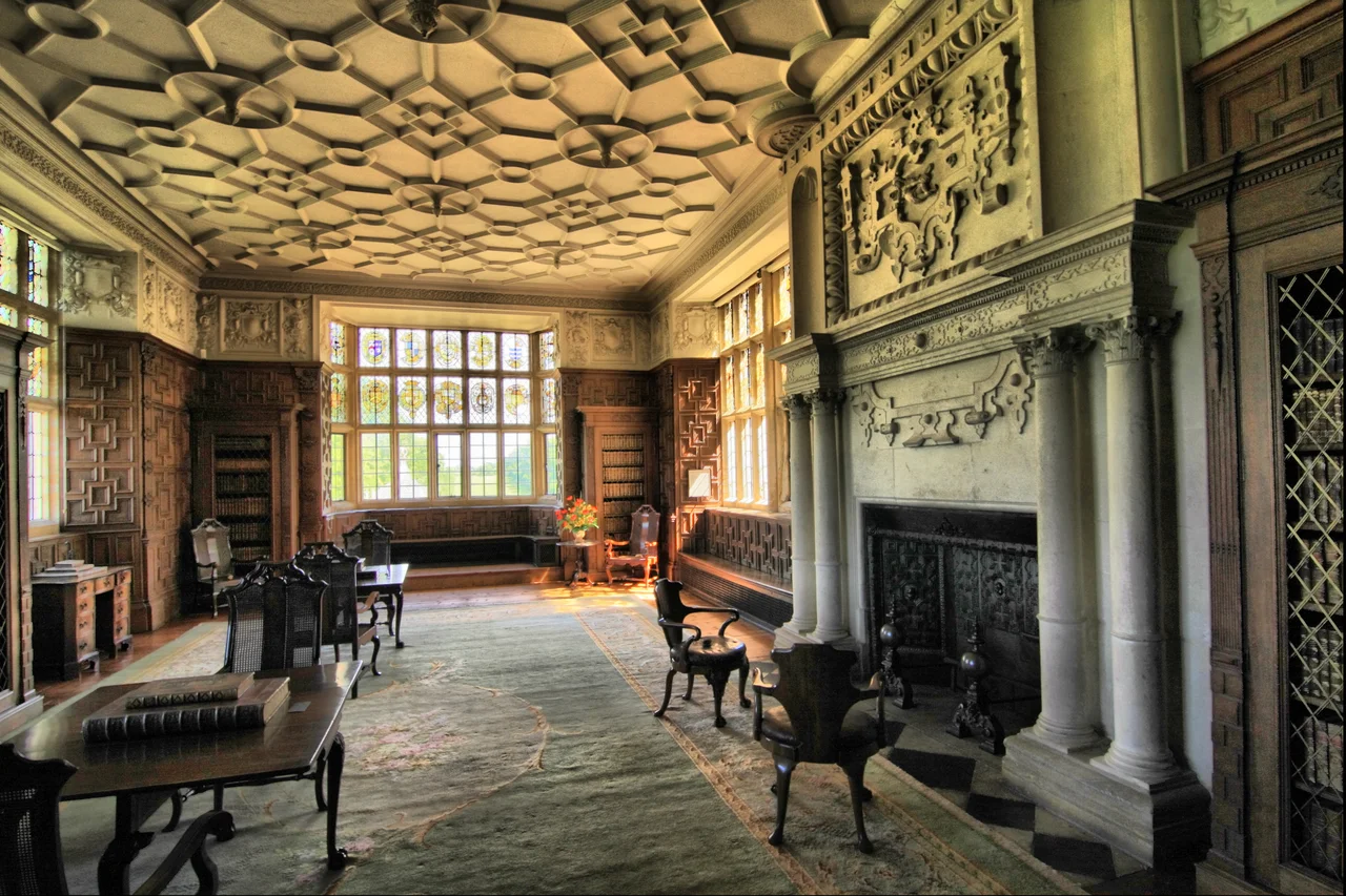 Library at Montacute House