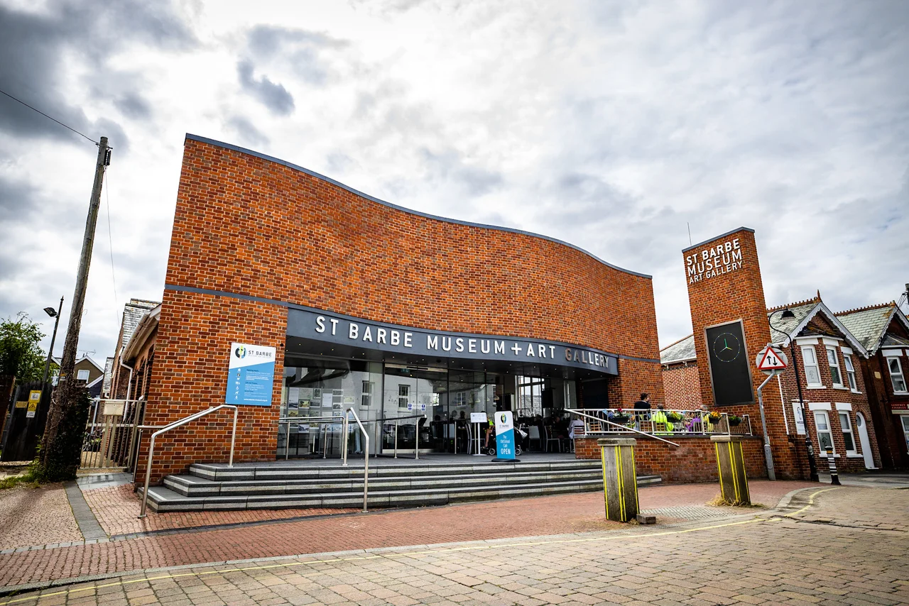 The new facade of the museum.