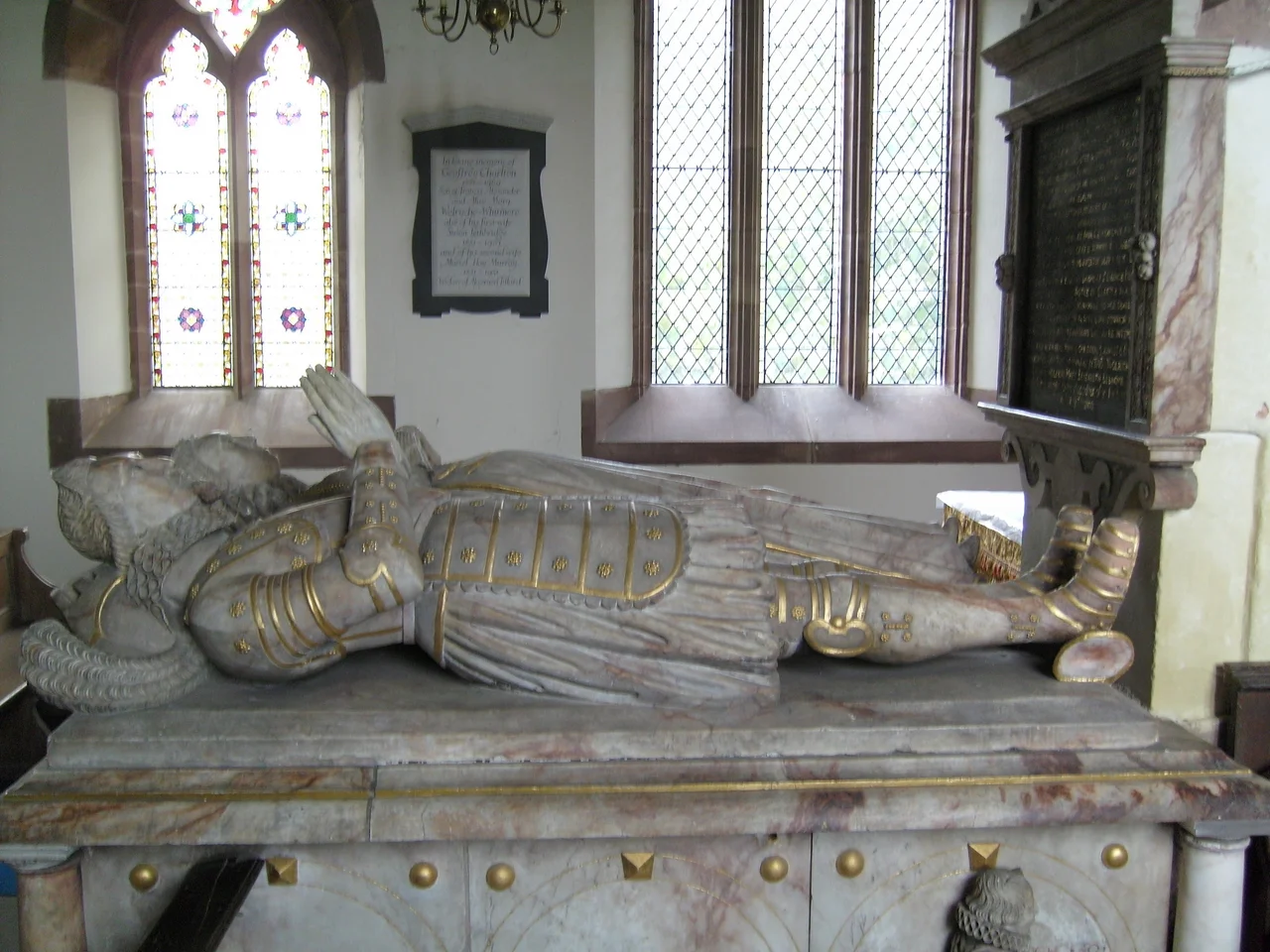 Tomb of Francis and Margaret Wolryche of w:Dudmaston Hall. St. Andrew's church, Quatt, Shropshire.