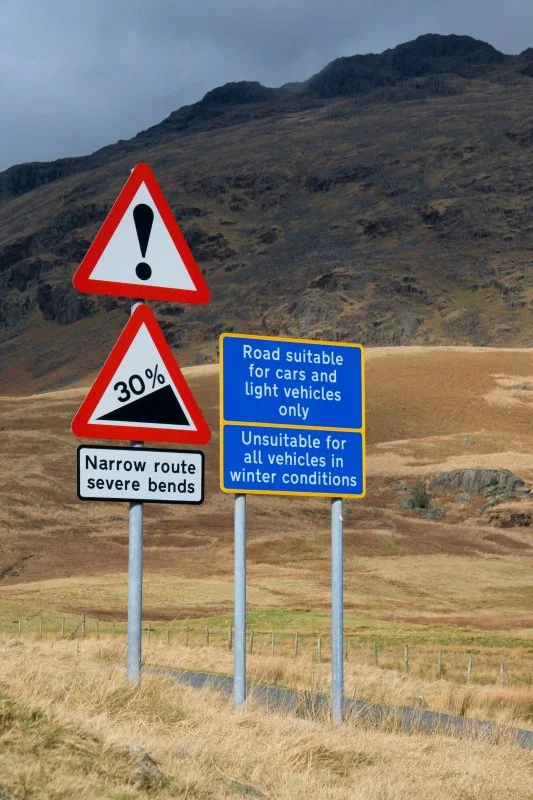Hardknott sign.JPG