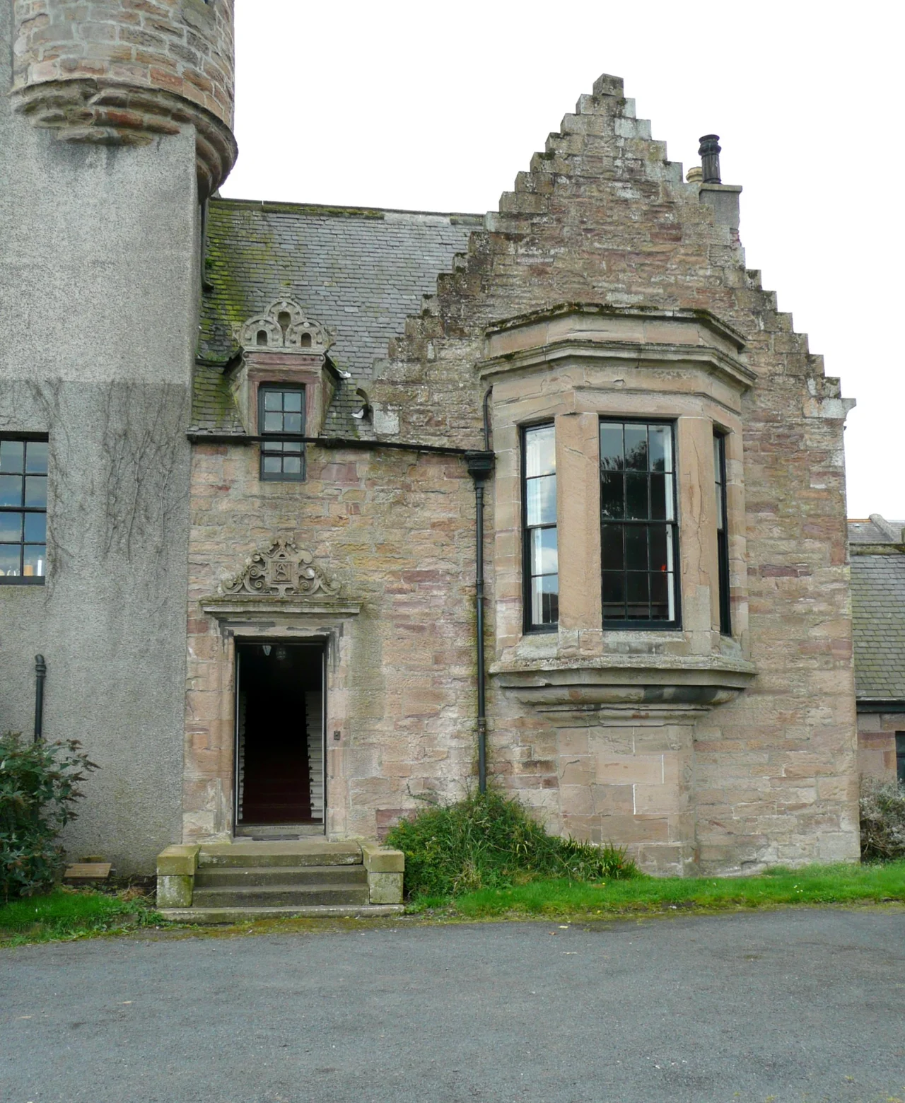 The Victorian extension to Maybole Castle