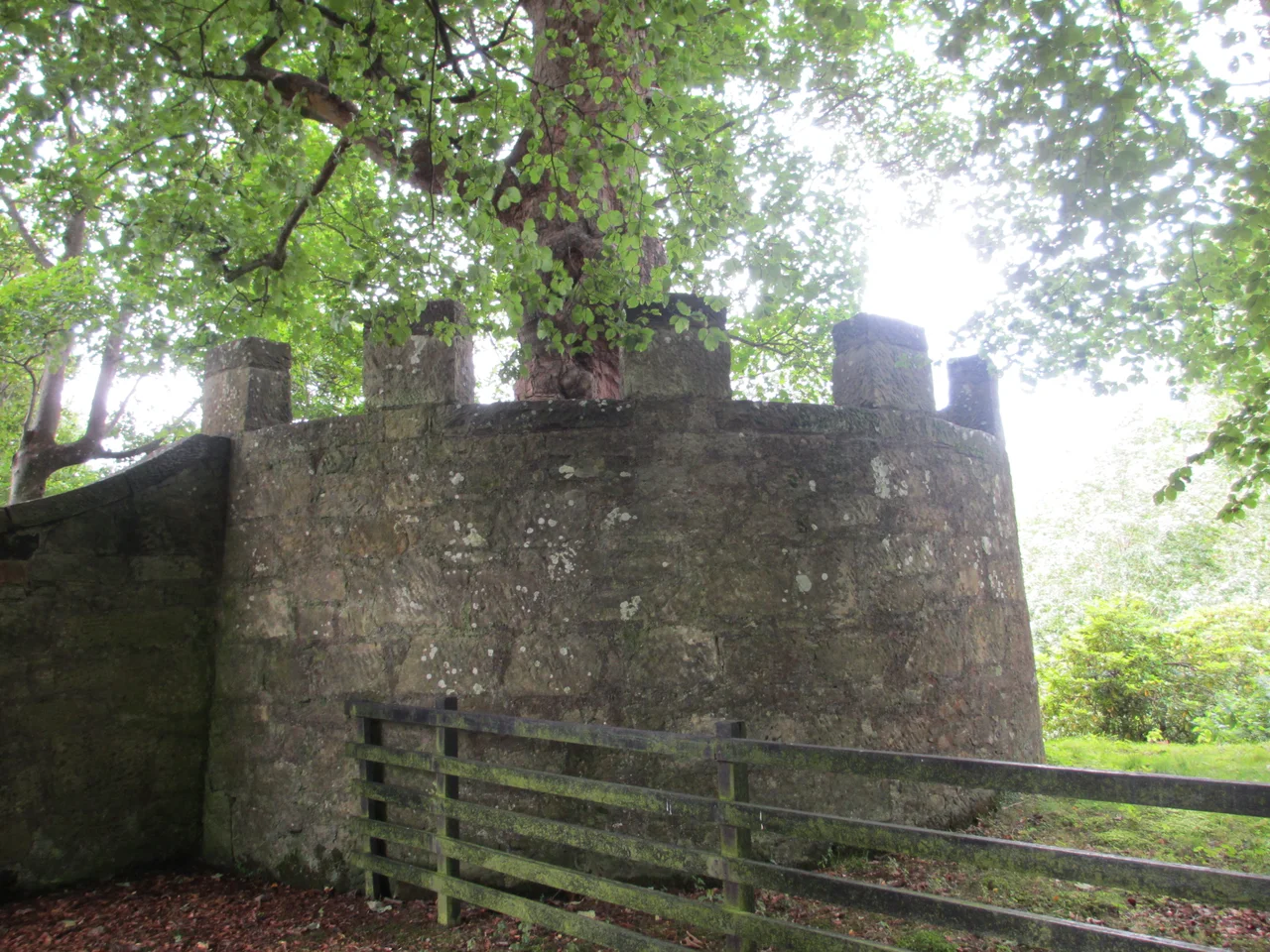 Bastion in Barmkin Wall, Fordell Castle