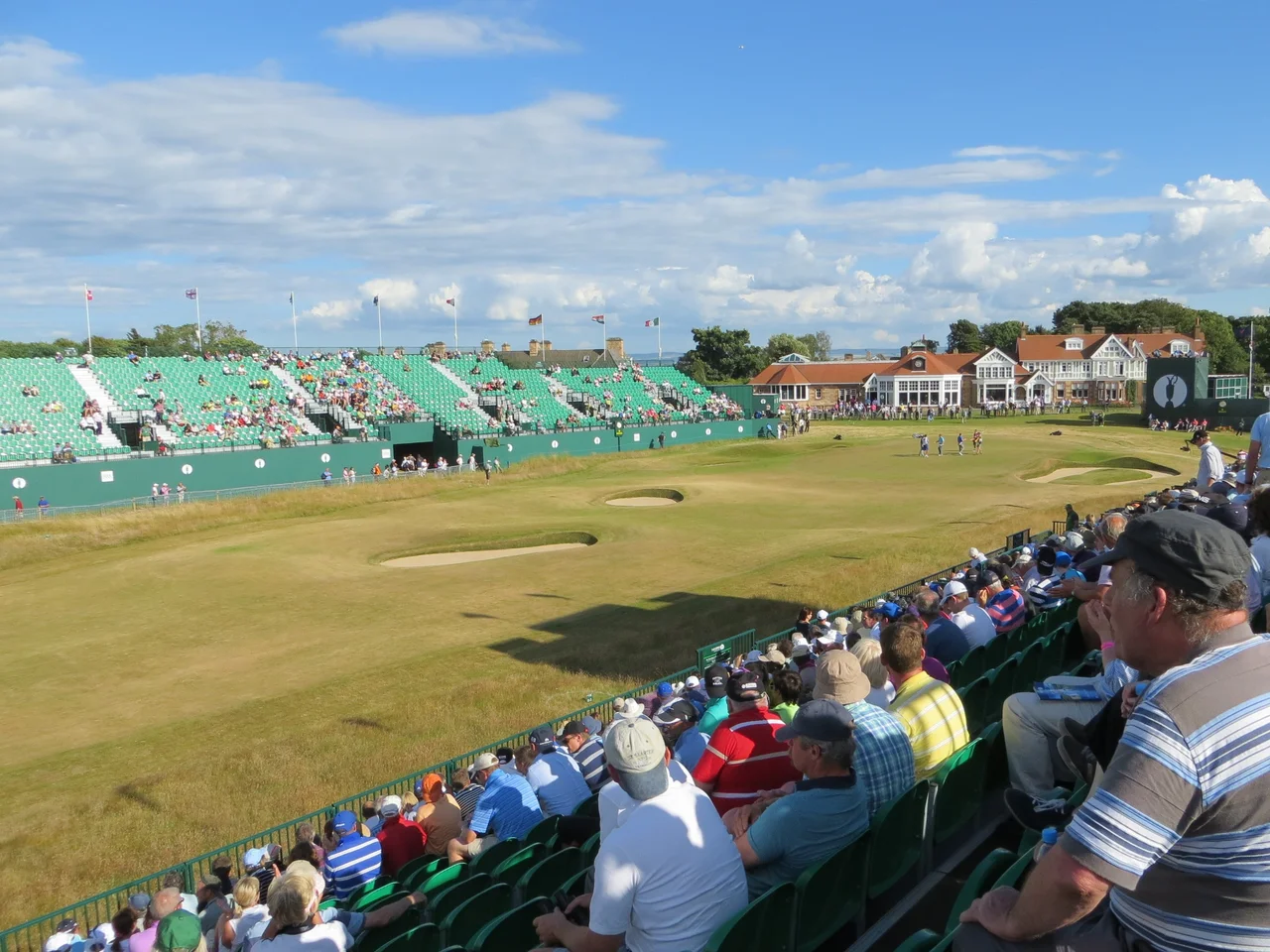 18th, late in the evening, Day One of The Open July 2013, Muirfield, Scotland