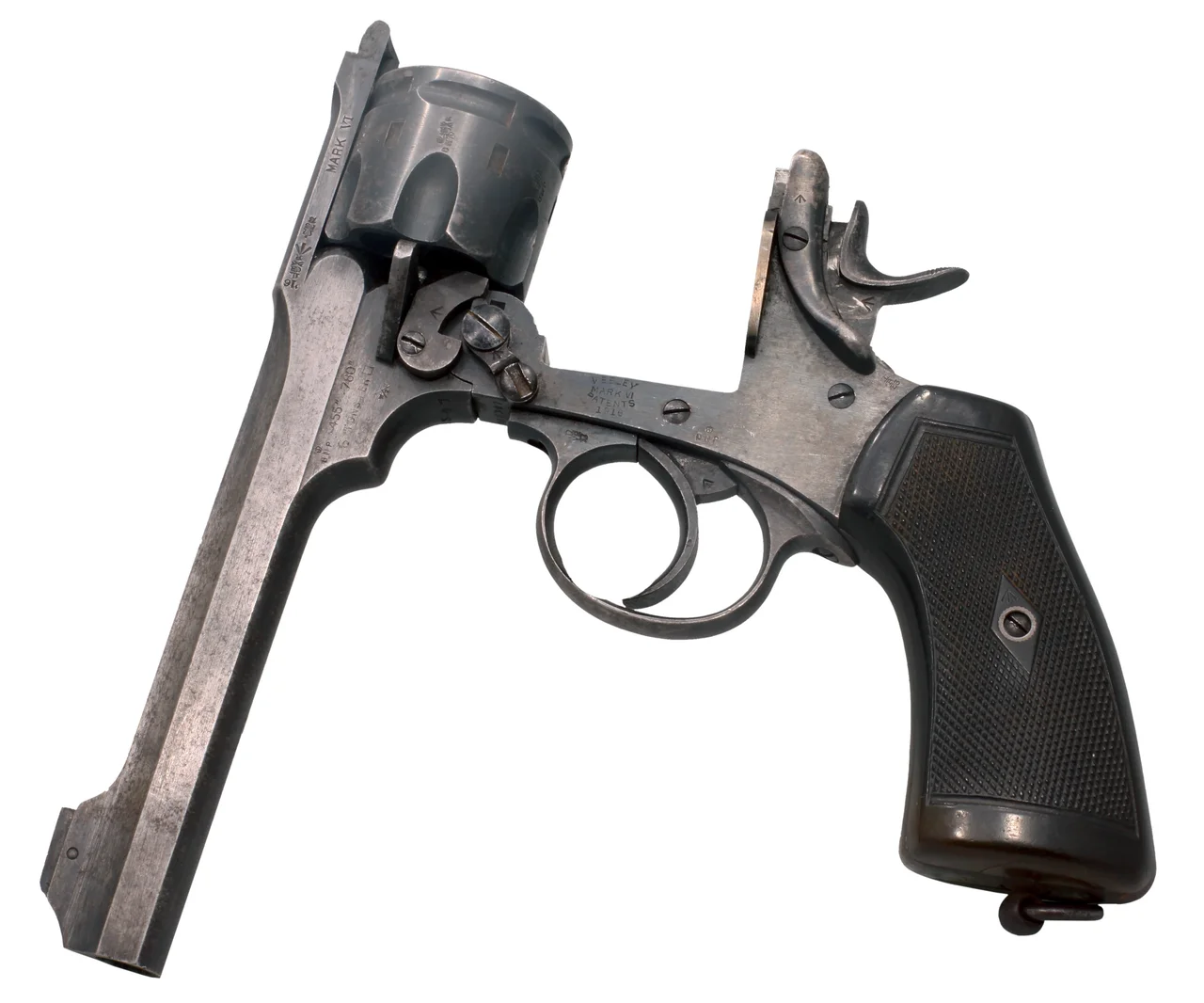 Webley & Scott Mk VI. Caliber .455
Collection Paul Regnier, Lausanne, Switzerland