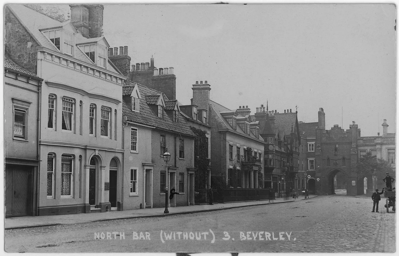 Scope and content: On backing : "This picture contained in small envelope marked in Mr. Wellcome's handwriting-'Beverly, Association' (meaning Beverly, England, associations of Wm. Duncan as a youth). Dr. Wellcome believes this is a relative of Mr. Duncan. 4/12/32." Also: Where Mr. Duncan attended school and also where he sang in the cathedral. N.S.W. 4/12/32."