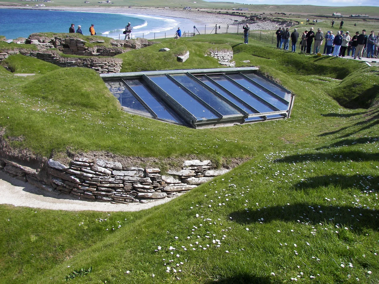 Covered house 7 of Skara Brae.