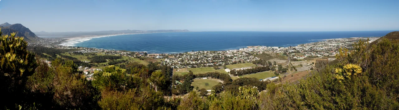 Panoramic view of Hermanus