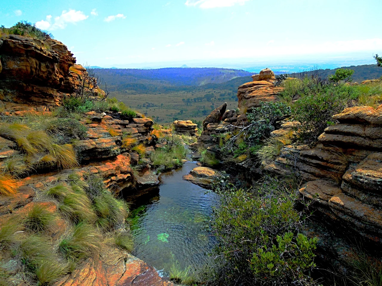 Small plunge pool in the central Magaliesberg
