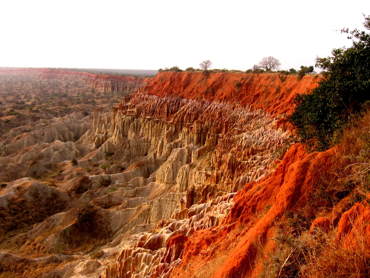 Miradouro da Lua (watchpoint or valley of the moon), situated at the coast 40 km south of Luanda, Angola