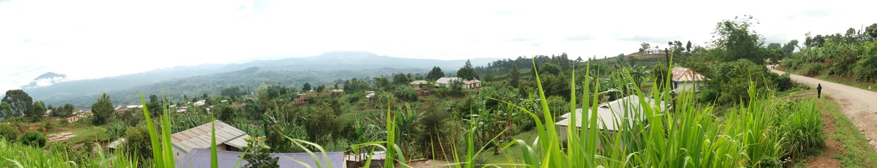 Panorama from Tukuyu, Tanzania.