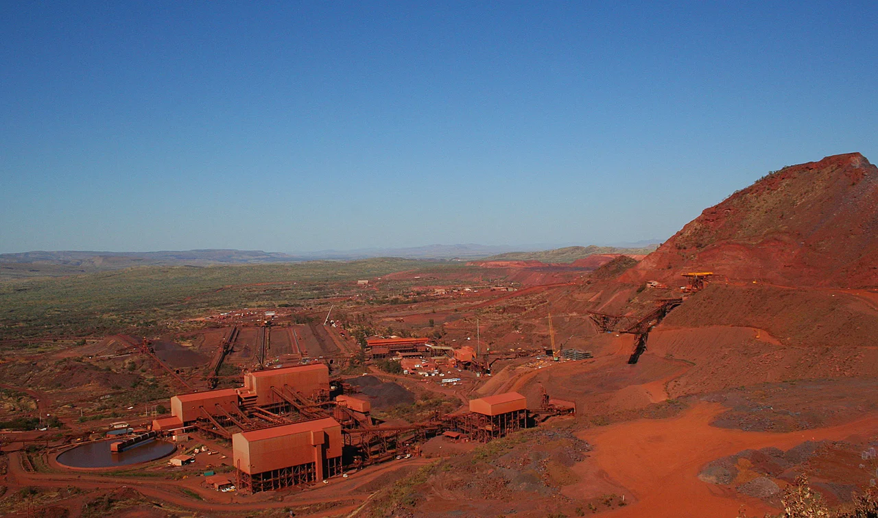 Iron Ore mine at Tom Price, Western Australia