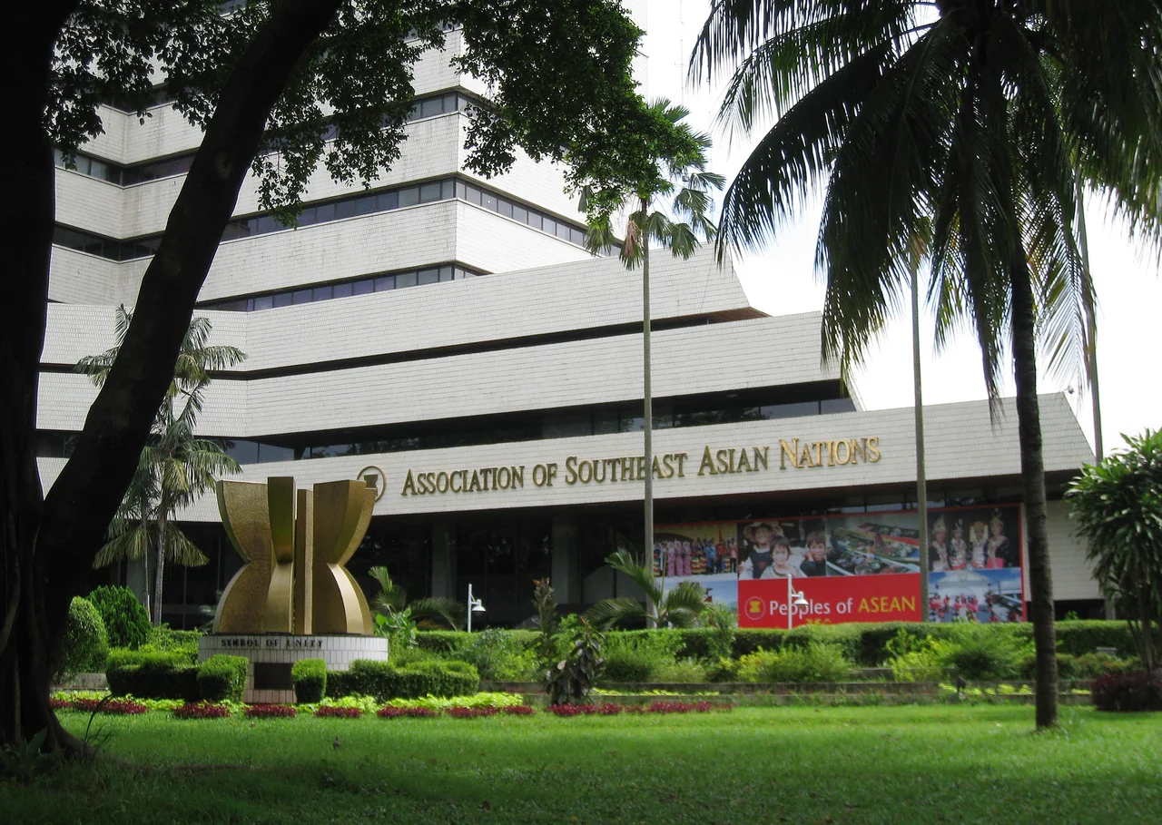 The Headquarters of Association of Southeast Asia Nations (ASEAN) in Jalan Sisingamangaraja No.70A, South Jakarta, Indonesia.