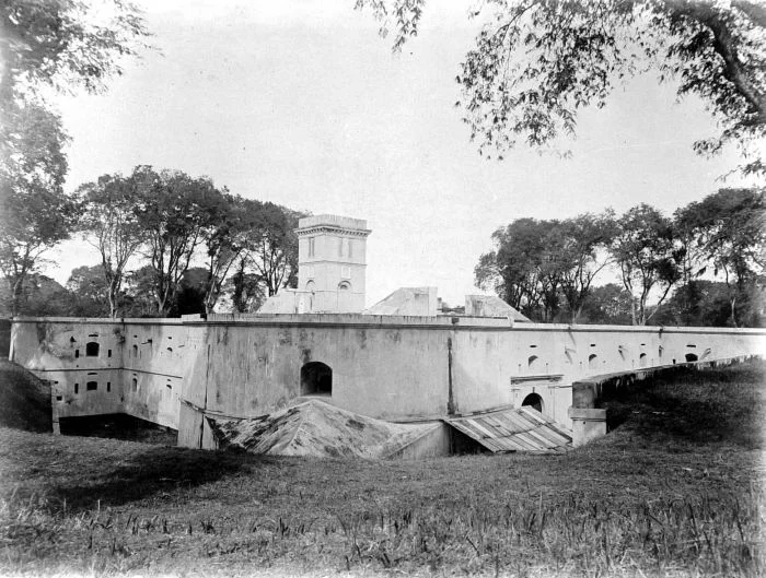 Repronegatief. Citadel "Prins Hendrik" te Weltevreden