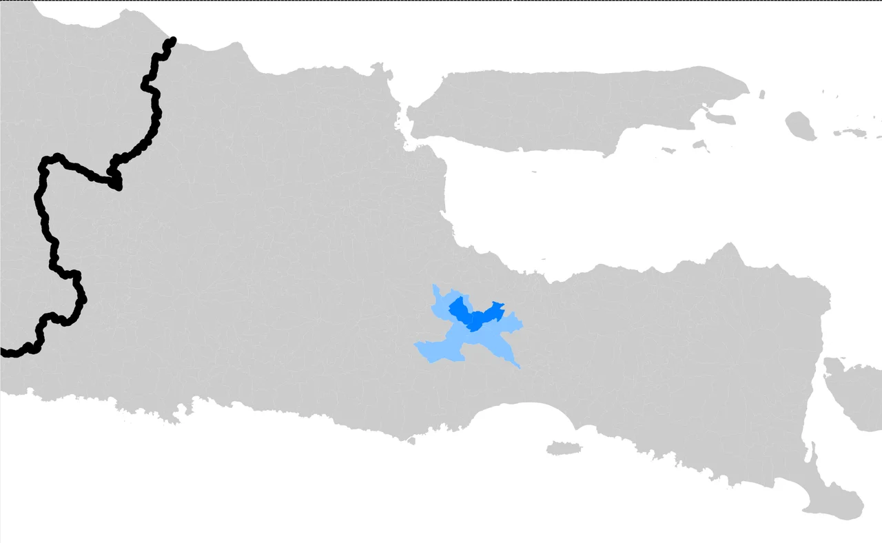 Linguistic Map of Tenggerese language