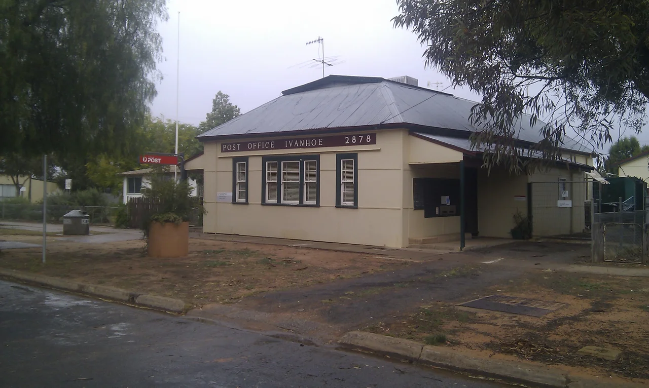 Post Office building at Ivanhoe, New South Wales, Australia. Photo taken in 2011