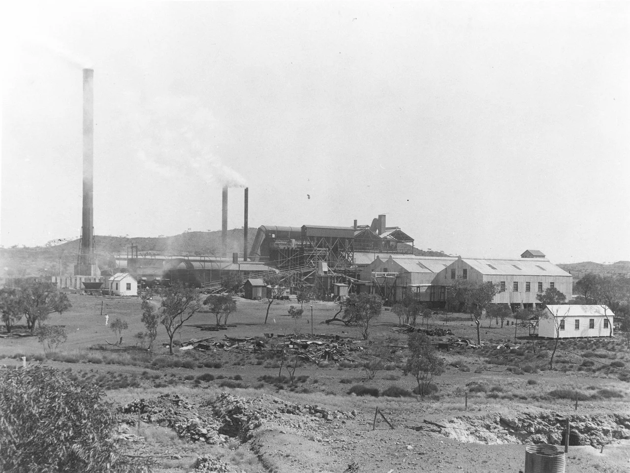 Mine buildings and smelter Kuridala 1916