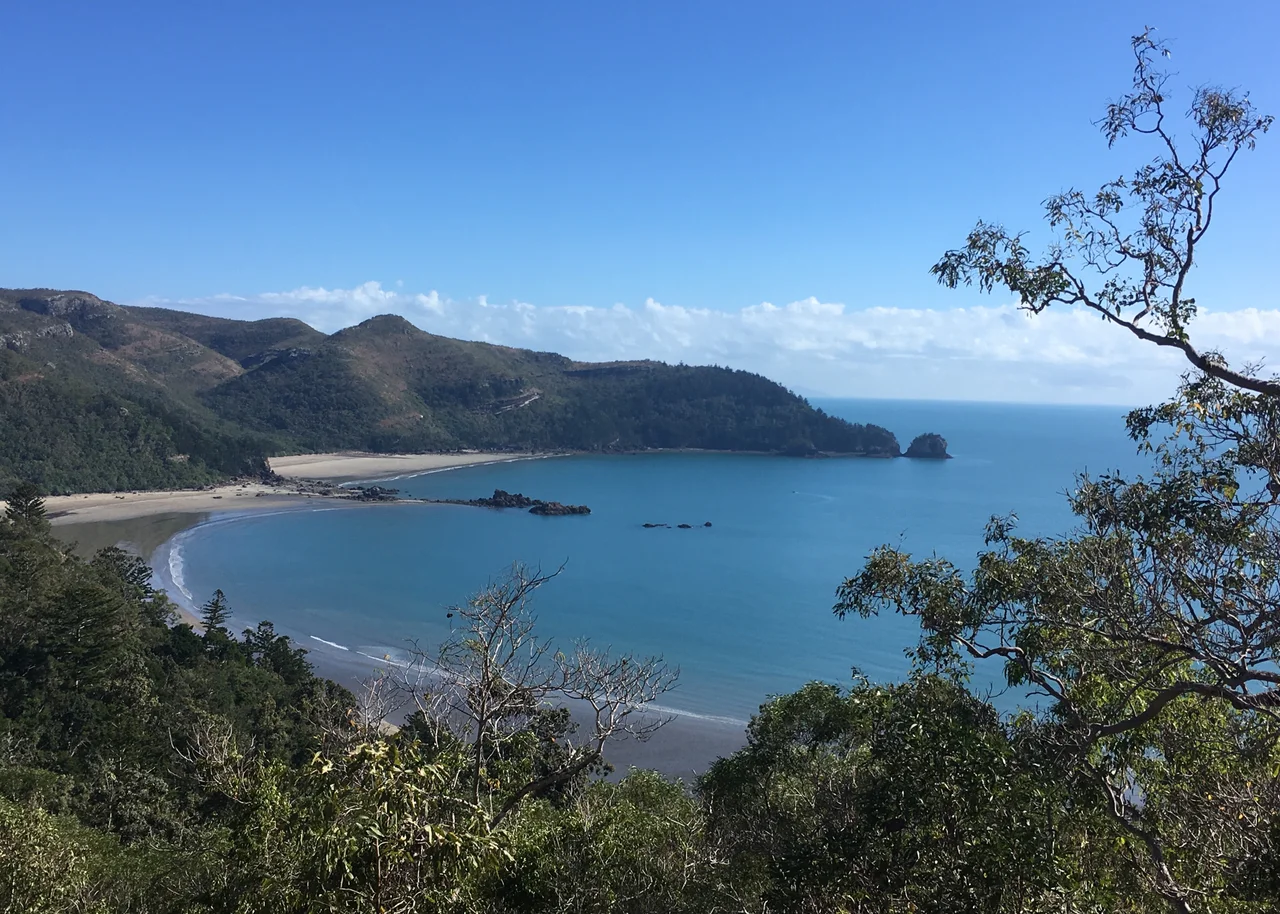 Coastal Landscape viewed from Andrews Point track, Cape Hillsborough National Park, Queensland