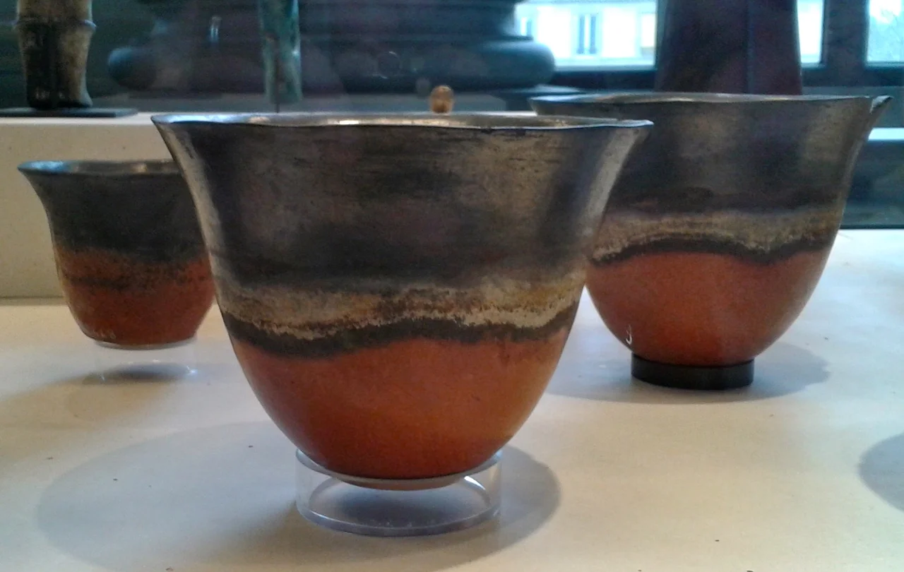Vessels of the Kerma culture from the island of Sai, Musee du Louvre.