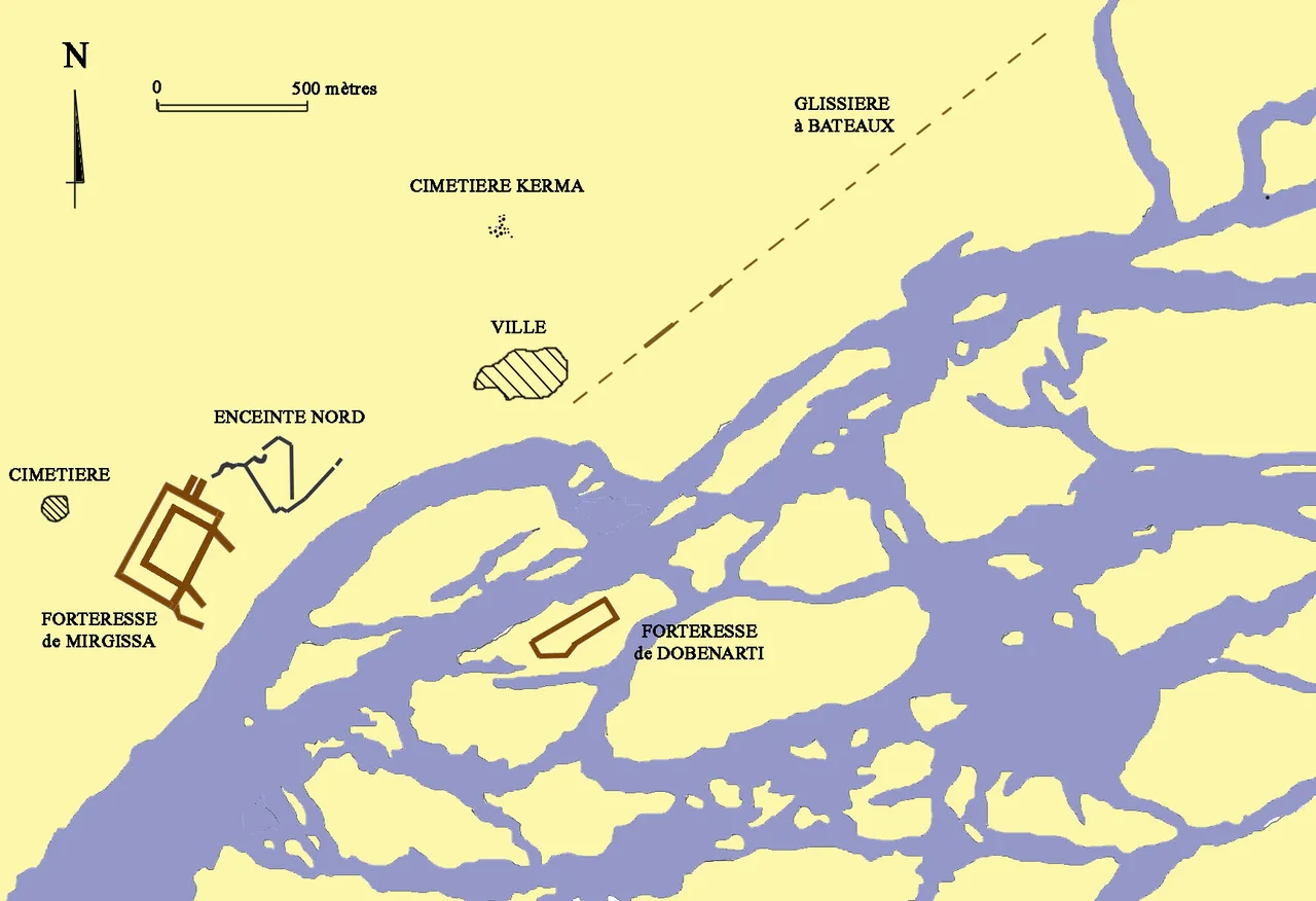 Plan du site de Mirgissa